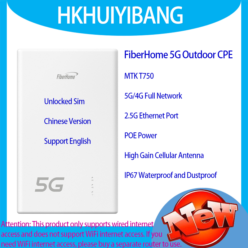 Unlocked FiberHome 5G Outdoor  - đánh giá và giá 5G Cpe Router Outdoor