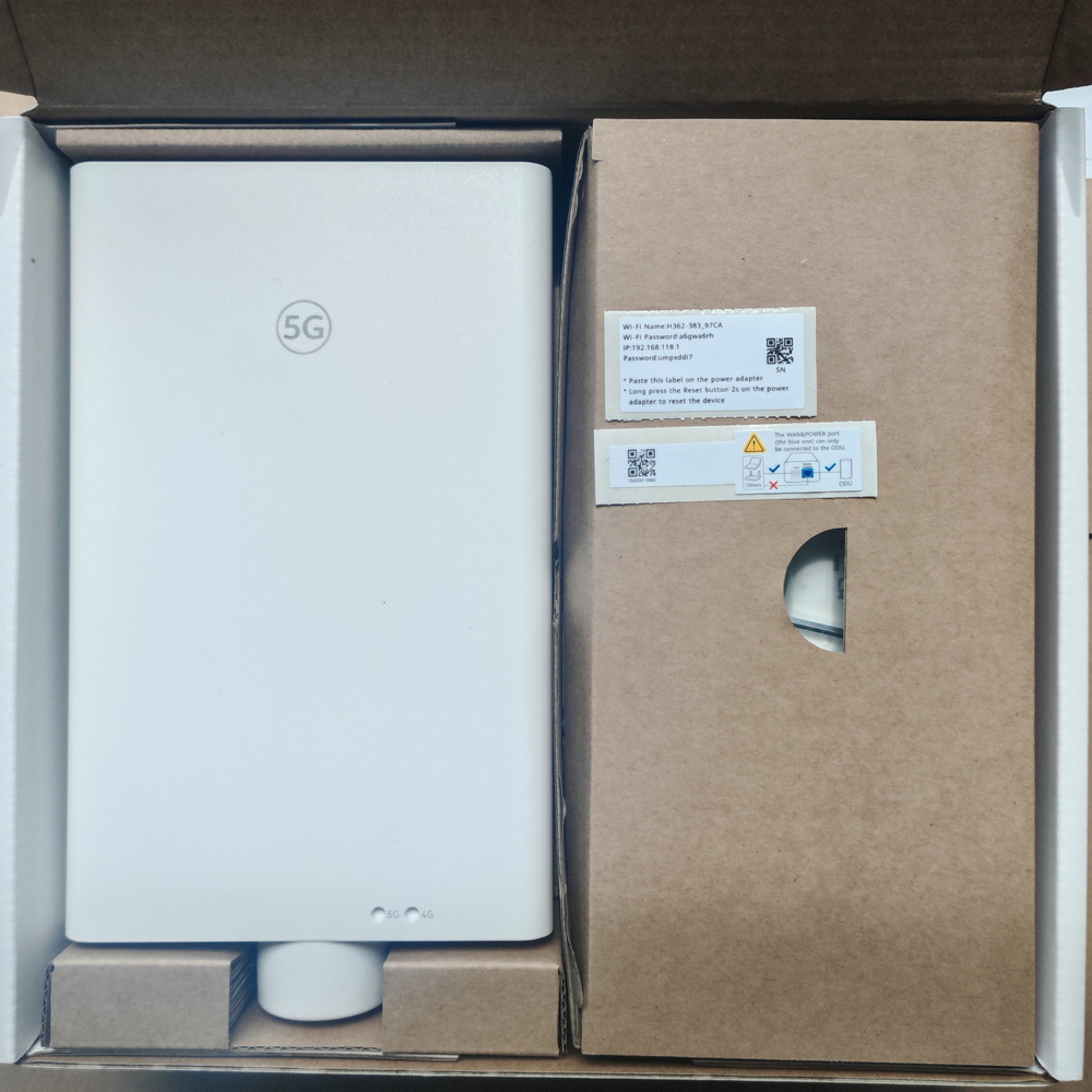 Brovi 5G CPE Max 6 H362-383 Sp - đánh giá và giá 5G Outdoor Cpe Nsa Sa