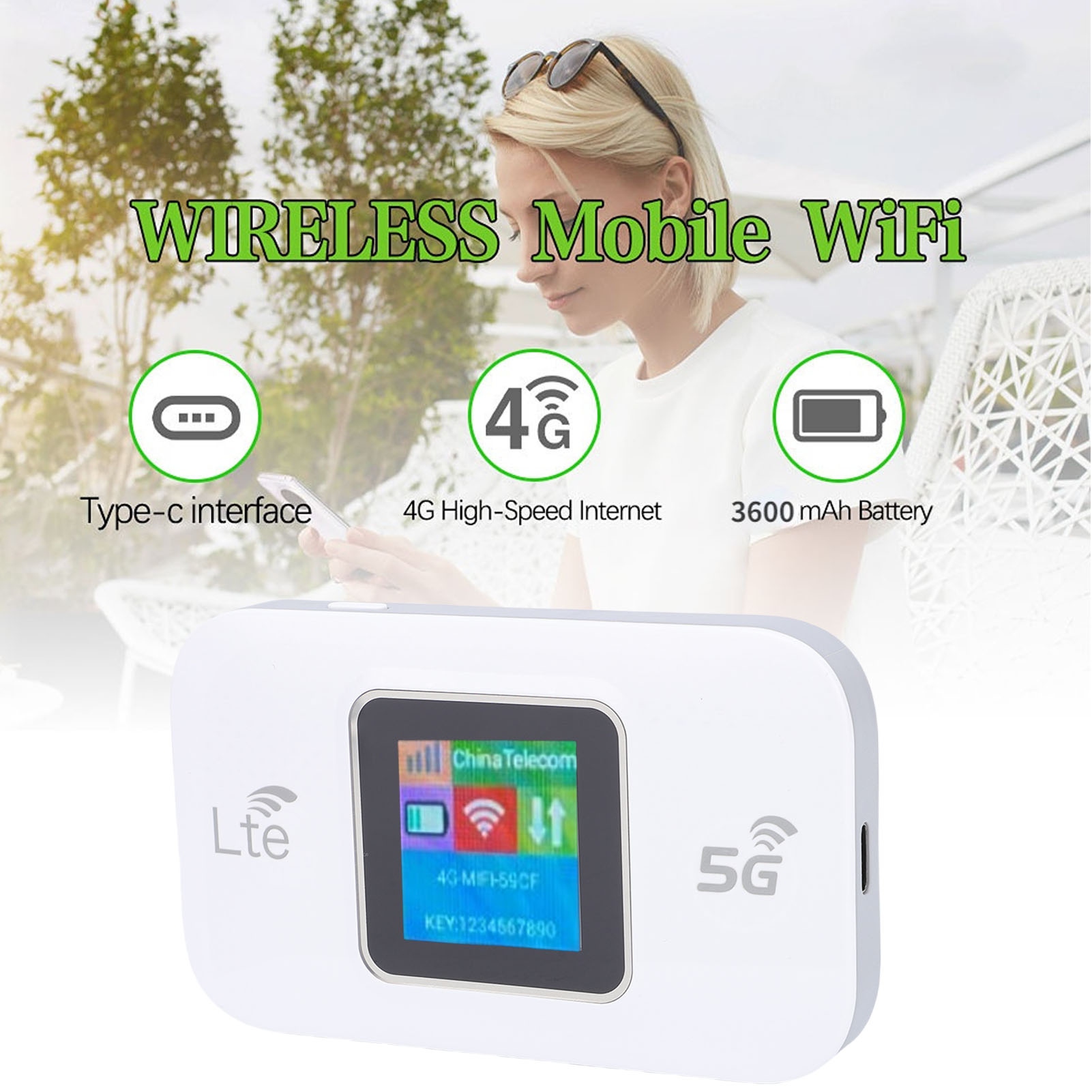 Portable WiFi Hotspot Device M - đánh giá và giá 5G Cpe Router Outdoor