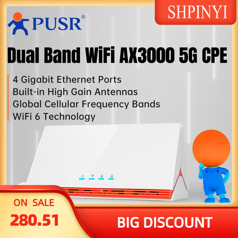 PUSR Global 4G/5G Dual Band Wi - đánh giá và giá 4G Router Sim Card Slot Gigabit