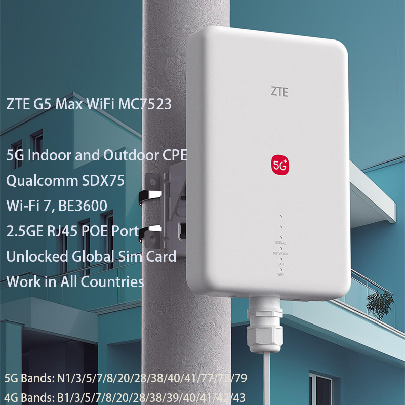 Unlocked ZTE 5G Outdoor CPE G5 - đánh giá và giá 5G Outdoor Cpe Nsa Sa