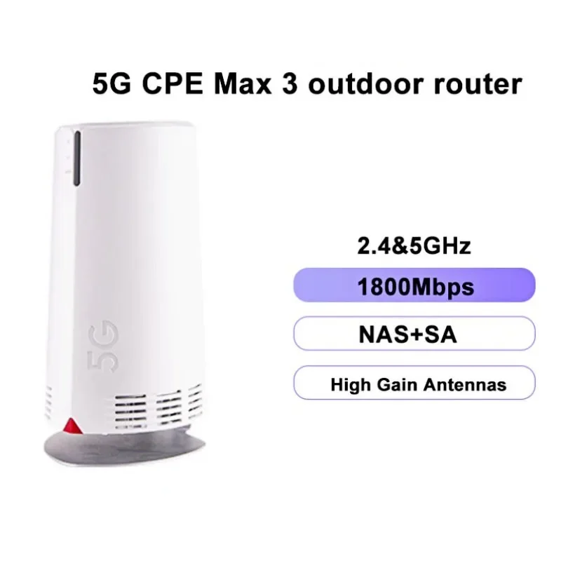 Unlocked 5G CPE Router Max 3 5 - đánh giá và giá 5G Outdoor Cpe Nsa Sa