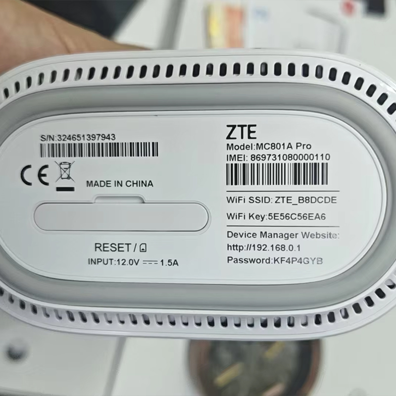 ZTE 5G Indoor WiFi Router MC80 - đánh giá và giá 4G Router Sim Card Slot Gigabit