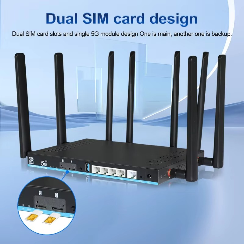 5G Openwrt 21 Gigabit Dual Ban - đánh giá và giá 4G Router Sim Card Slot Gigabit