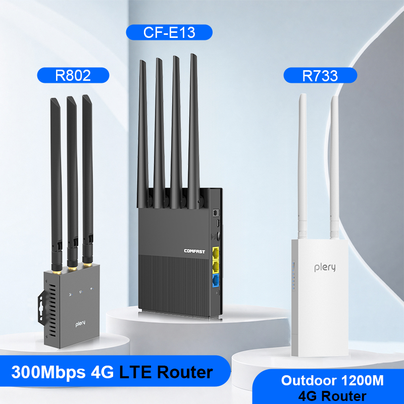PLERY/COMFAST CAT 4/6 4G LTE R - đánh giá và giá Industrial 4G Router Vpn